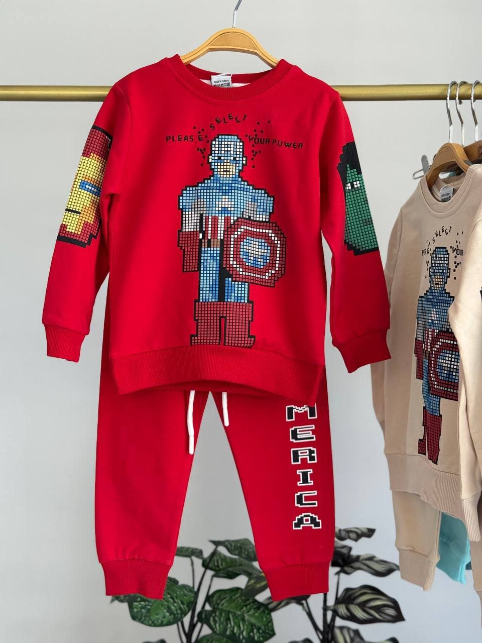 American Hero Casual Jogger Set - My Store_Be happy