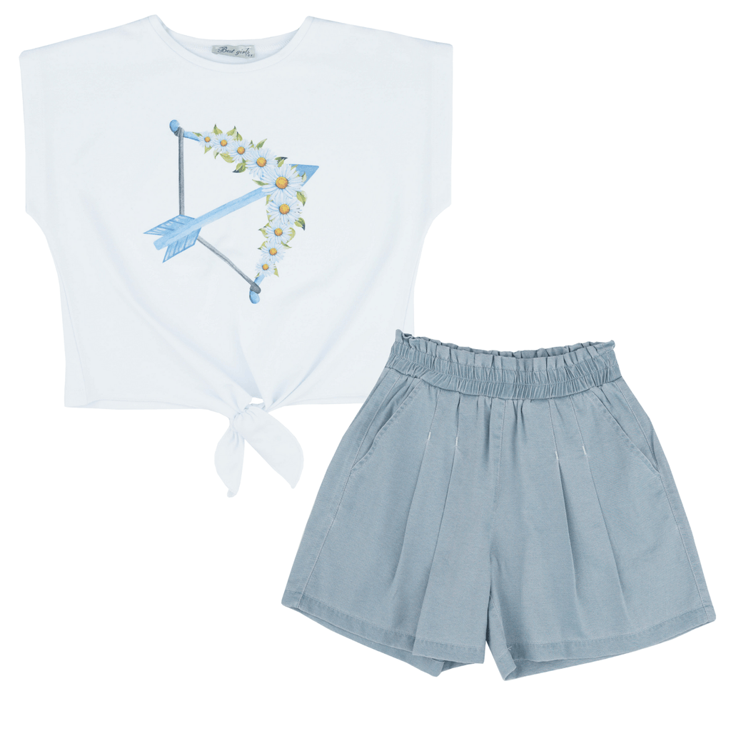 Arrow Flower Girls Casual Set - My Store_Be happy