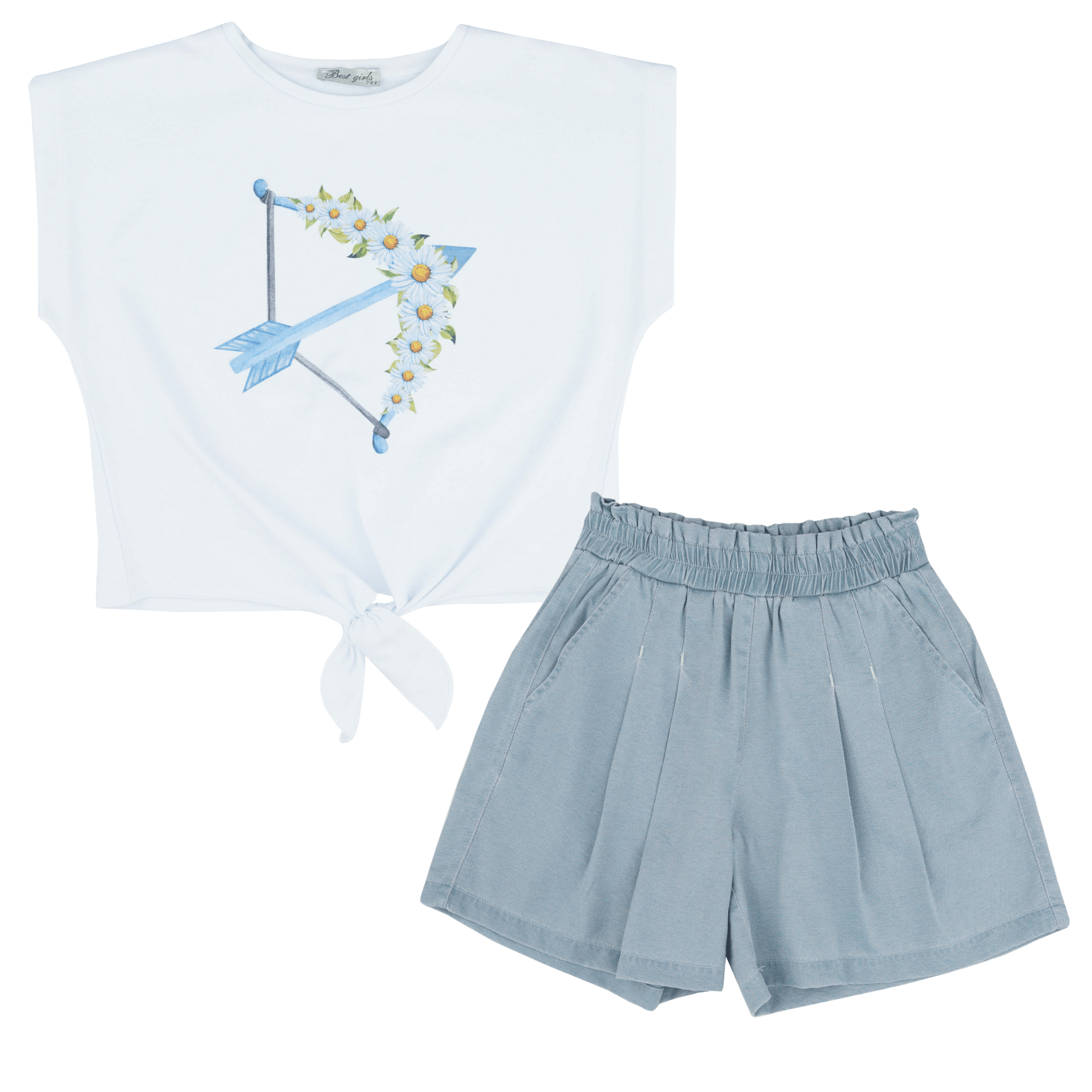 Arrow Flower Girls Casual Set - My Store_Be happy