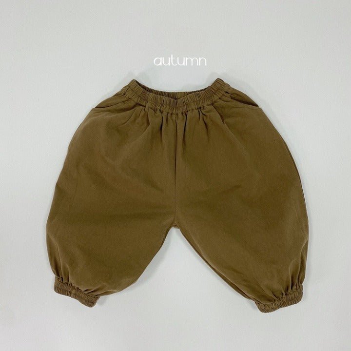 Baby Solid Color Basic Style Loose Comfy And Unisex Pants - My Store_Be happy