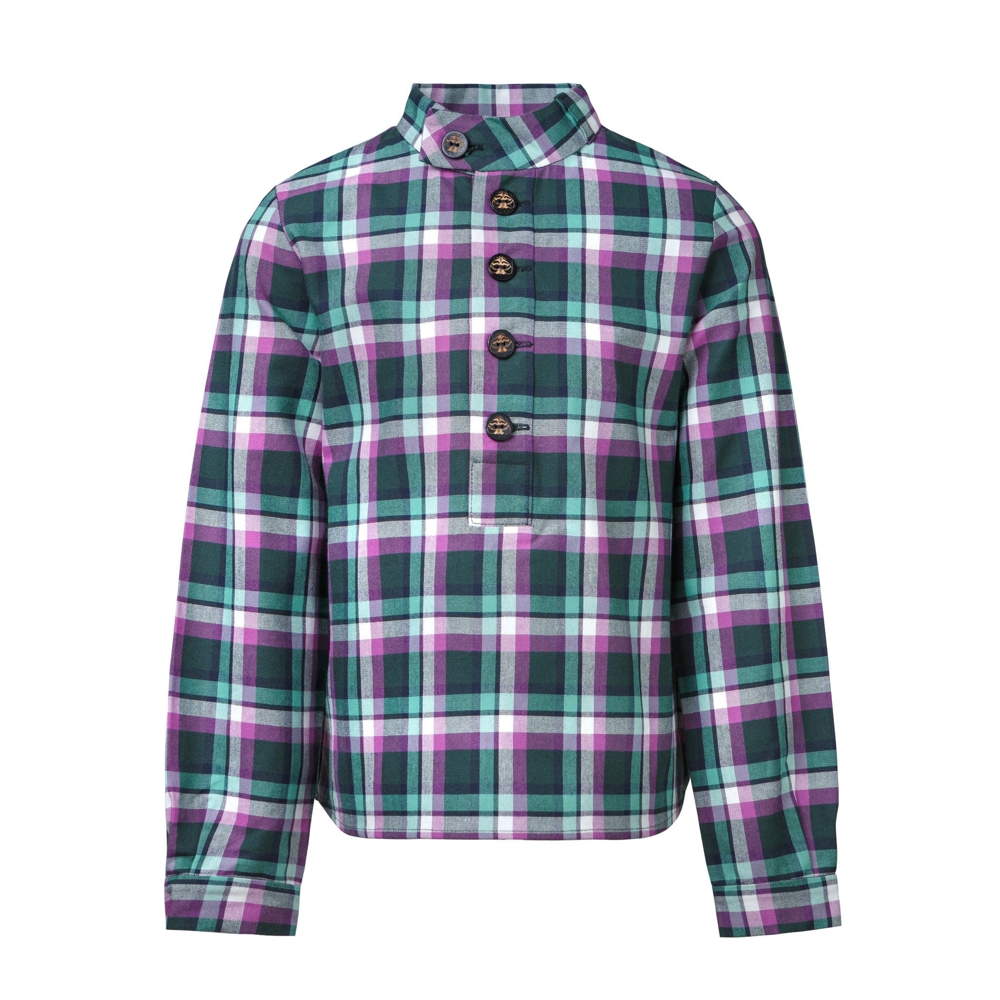 Fancy Tartan Shirt for Kids - My Store_Be happy