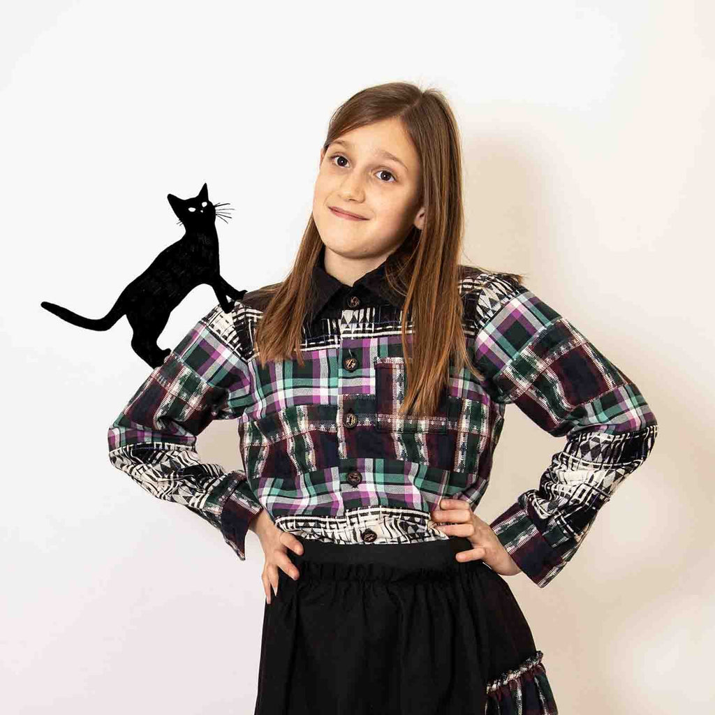 Mixed Tartan Plaid Shirt - My Store_Be happy